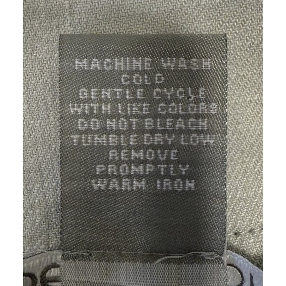 Bella Colori Light Gray Linen Blend  Jacket Lace-Up Back Detail - Womens Small - Picture 6 of 7